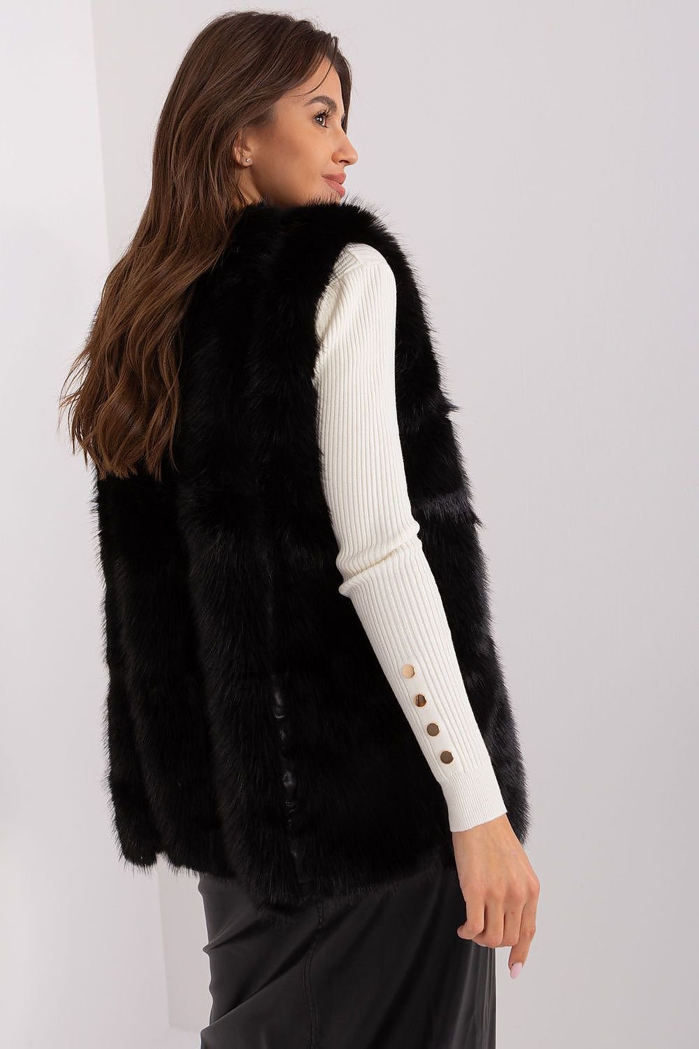 Soft Polyester Fur Vest Everyday Style