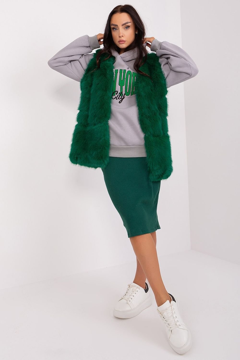 Soft Polyester Fur Vest Everyday Style