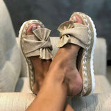 Love to See It Beach Slippers Khaki for women