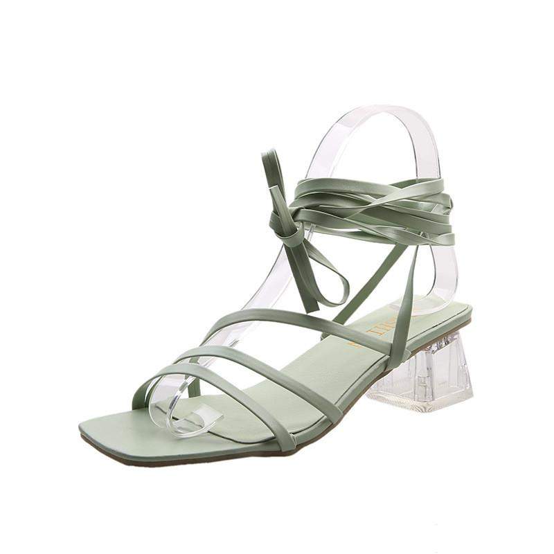 Steppin' Sandals Green for women