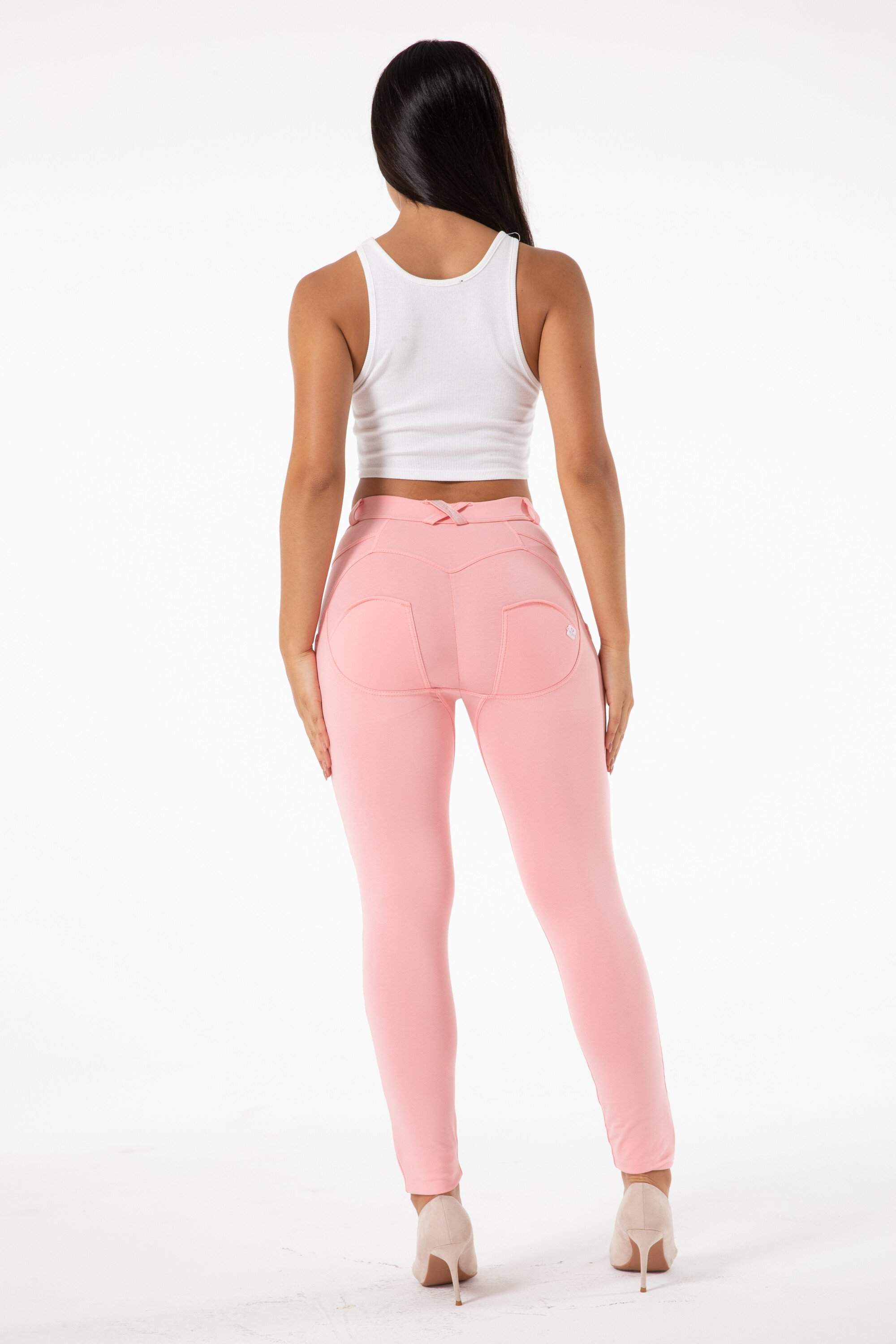 I'm The Princess Hot Buttoned Light Pink Leggings for women