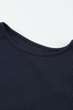 Cutout One-Shoulder Ribbed Top for women