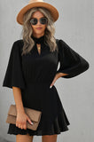 Where Ur Boss At? Flowing Keyhole Dress for women