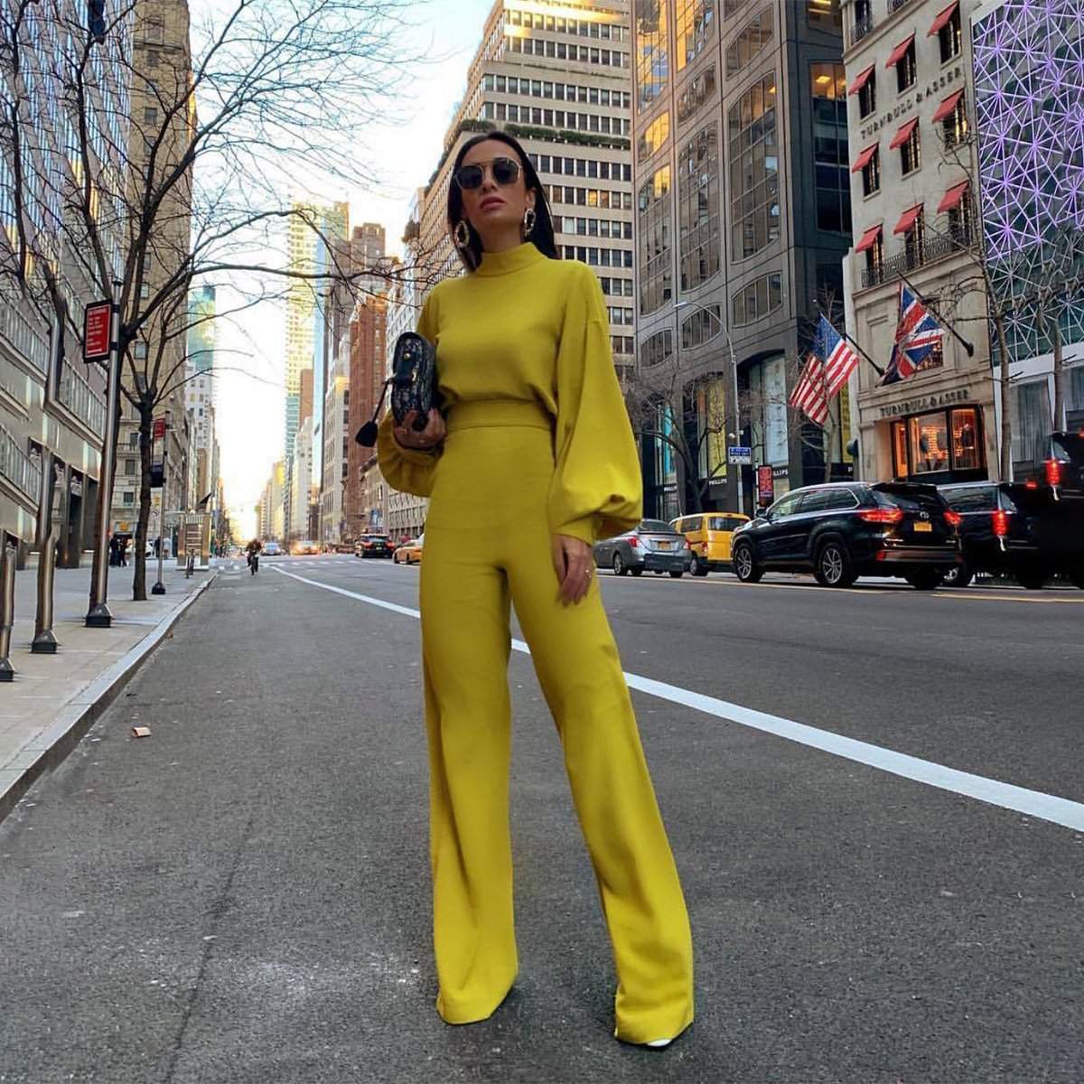 Fashion Victim Jumpsuit Yellow for women