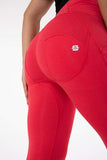 The Audacity Zipped Watermelon Red Leggings for women